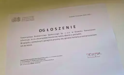Zdjęcie do Ogłoszenie - odpady