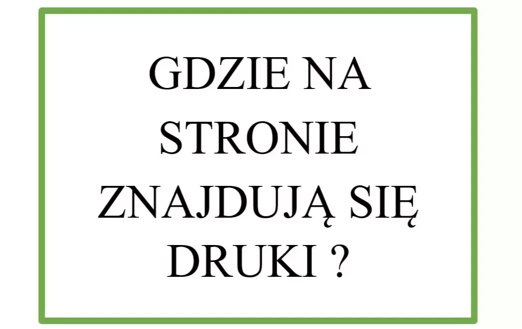 Zdjęcie do Ogłoszenie o dostępności druk&oacute;w