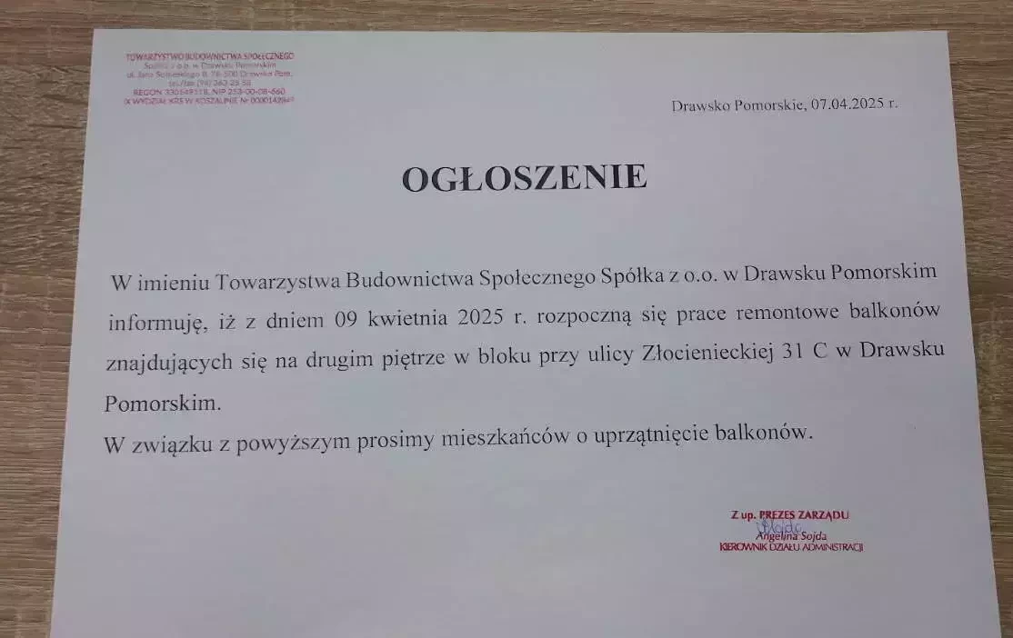 Zdjęcie do Ogłoszenie - remont balkon&oacute;w