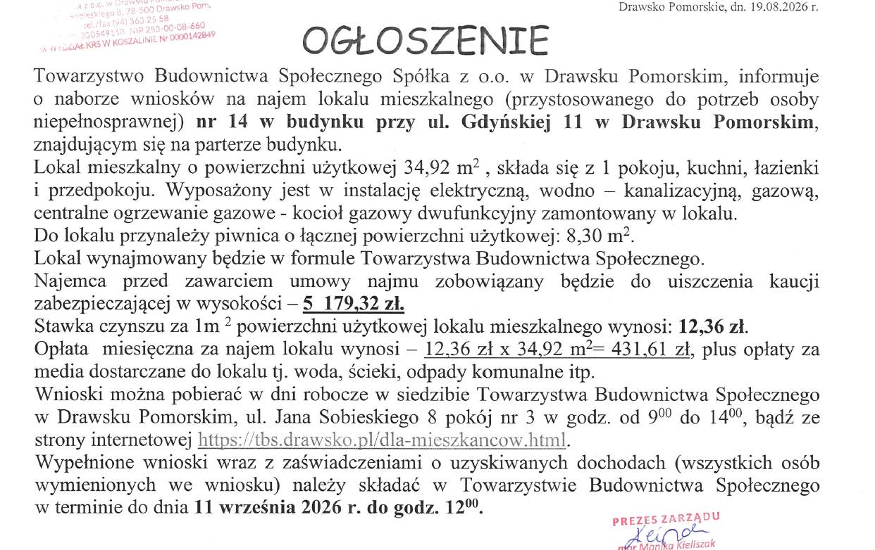 Zdjęcie do NAJEM GDYŃSKA 11